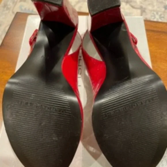 Marc Fisher - Maraya - Medium Red Patent Heels - Size 8.5 M - Picture 5 of 8